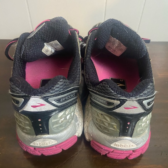 Brooks lace up pink grey trance 12 low top athletic Running Shoes women’s 8.5 B - Picture 9 of 9